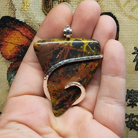 Pilbara Jasper Pendant in Sterling Silver