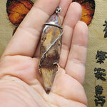 Apache Picture Jasper Pendant in Sterling Silver