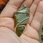 Original Oregon Owyhee Picture Jasper Pendant in Sterling Silver