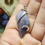 Abstract Burro Creek Agate Pendant in Sterling Silver