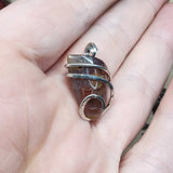 Colorful Agate Pendant in Sterling Silver