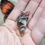 Colorful Agate Pendant in Sterling Silver