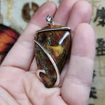 Butterfly Jasper Pendant in Sterling Silver