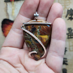 Butterfly Jasper Pendant in Sterling Silver