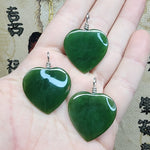 British Columbia Nephrite Jade Heart Necklace