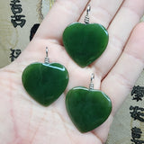 British Columbia Nephrite Jade Heart Necklace