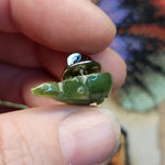 Green Jade Elephant Lapel Pin - Includes Donation Elephant Sanctuary with Purchase