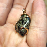 Eudialyte Crystal Pendant in 14kt Yellow Gold Fill