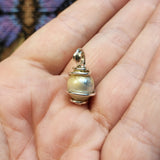 Large Natural Pearl Pendant in Sterling Silver