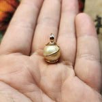 Large Peach Natural Pearl Pendant in 14kt Rose Gold Fill