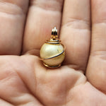 Large Peach Natural Pearl Pendant in 14kt Rose Gold Fill
