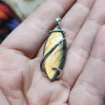 Flashy Labradorite Pendant Necklace in Sterling Silver
