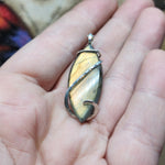 Flashy Labradorite Pendant Necklace in Sterling Silver