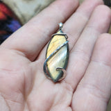 Flashy Labradorite Pendant Necklace in Sterling Silver