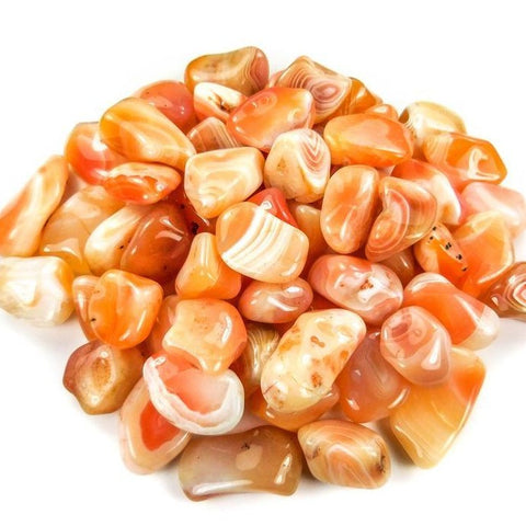 Carnelian Agate Tumbled Polished Stone
