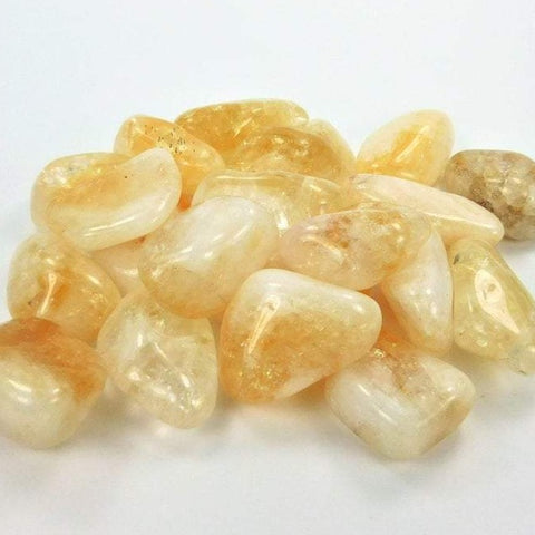 AA Citrine Quartz Tumbled Polished Stone