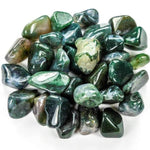 Green Moss Agate Tumbled Polished Stone