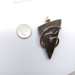 Oregon Biggs Picture Jasper Pendant in 14kt Yellow Gold Fill