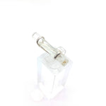Aquamarine Crystal Bar Ring in Sterling Silver sz 5.25