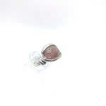 Watermelon Tourmaline Ring in Sterling Silver sz 5.5