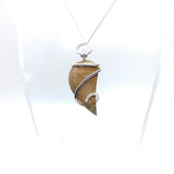 Oregon Morrisonite Picture Jasper Pendant in Sterling Silver