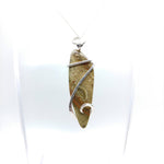 Oregon Rocky Butte Picture Jasper Pendant in Sterling Silver