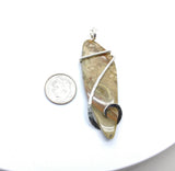 Oregon Rocky Butte Picture Jasper Pendant in Sterling Silver