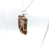 Oregon Owyhee Picture Jasper Pendant in Sterling Silver