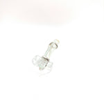 Aquamarine Crystal Bar Ring in Sterling Silver sz 5.25