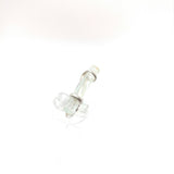 Aquamarine Crystal Bar Ring in Sterling Silver sz 5.25