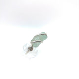 Raw Aquamarine Crystal Ring in Sterling Silver Sz 10.25