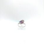 Melody Stone Super Seven Amethyst Crystal Ring in Sterling Silver Sz 7