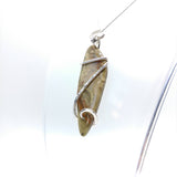 Oregon Rocky Butte Picture Jasper Pendant in Sterling Silver