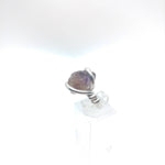 Melody Stone Crystal Super Seven Ring in Sterling Silver Sz 5