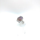 Melody Stone Crystal Super Seven Ring in Sterling Silver Sz 5