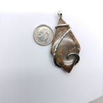 Rare Oregon Morrisonite Jasper Pendant in Sterling Silver