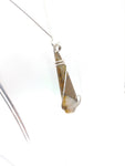 Oregon Polka Dot Agate Pendant in Sterling Silver