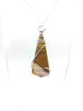 Oregon Polka Dot Agate Pendant in Sterling Silver