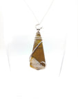 Oregon Polka Dot Agate Pendant in Sterling Silver