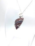 Oregon Jelly Bean Jasper Haystack Butte Pendant in Sterling Silver