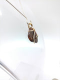 Mexican Fire Agate Pendant in 14ktYellow Gold Fill