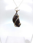 Australian Boulder Opal Pendant in 14kt Yellow Gold Fill