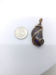 Australian Boulder Opal Pendant in 14kt Yellow Gold Fill