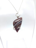 Oregon Jelly Bean Jasper Haystack Butte Pendant in Sterling Silver