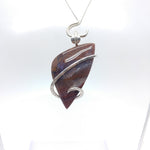 Oregon Jelly Bean Jasper Haystack Butte Pendant in Sterling Silver