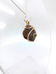 Mexican Fire Agate Pendant in 14ktYellow Gold Fill