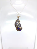Australian Boulder Opal Pendant in 14kt Yellow Gold Fill