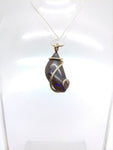 Australian Boulder Opal Pendant in 14kt Yellow Gold Fill