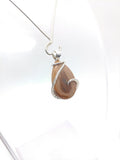 Earth Toned Royal Imperial Jasper Pendant in Sterling Silver