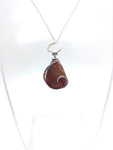 Earth Toned Royal Imperial Jasper Pendant in Sterling Silver